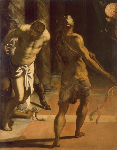 Die Geißelung Christi, 1570er Jahre von Jacopo Tintoretto