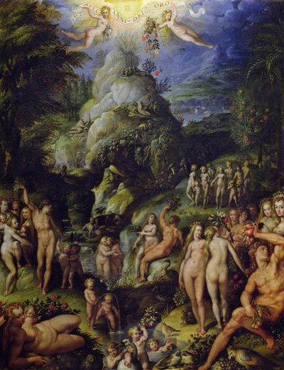 Das goldene Zeitalter, ca. 1565 von Jacopo Zucchi