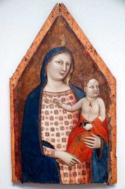 Jungfrau und Kind, ca. 1337-39 von Jacopo del Casentino