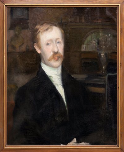Porträt von Georges Moore von Jacques Emile Blanche