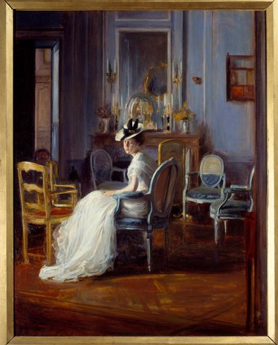 Das blaue Boudoir von Jacques Emile Blanche