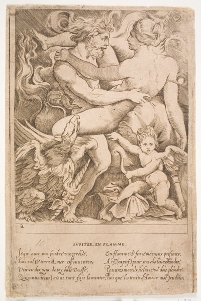 Der brennende Jupiter von Jacques Androuet Ducerceau d.Æ.