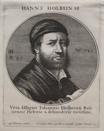 Porträt von Hans Holbein von Jacques Bellange