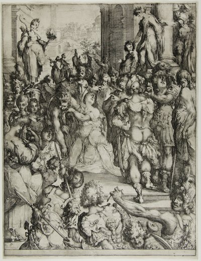 Das Martyrium der Heiligen Lucia von Jacques Bellange