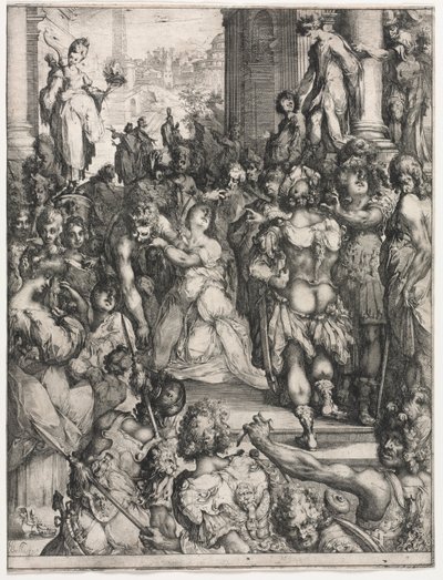 Das Martyrium der Heiligen Lucia von Jacques Bellange