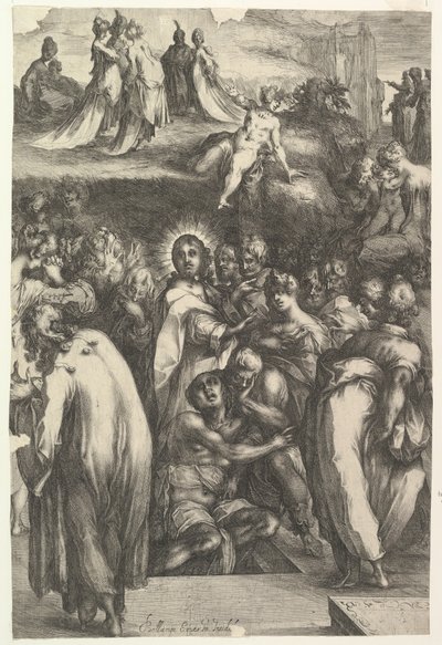 Die Auferweckung des Lazarus, 1595-1616 von Jacques Bellange