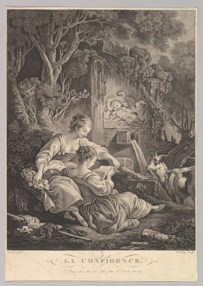 Das Geheimnis, ca. 1804-31 von Jacques Bonnefoy