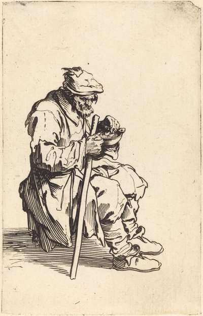 Bettler beim Essen von Jacques Callot