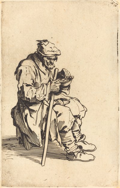 Bettler beim Essen, ca. 1622 von Jacques Callot