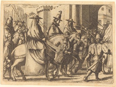 Einzug in Ferrara von Jacques Callot