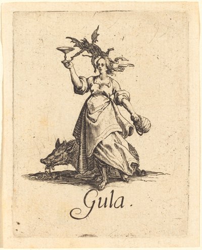 Völlerei von Jacques Callot