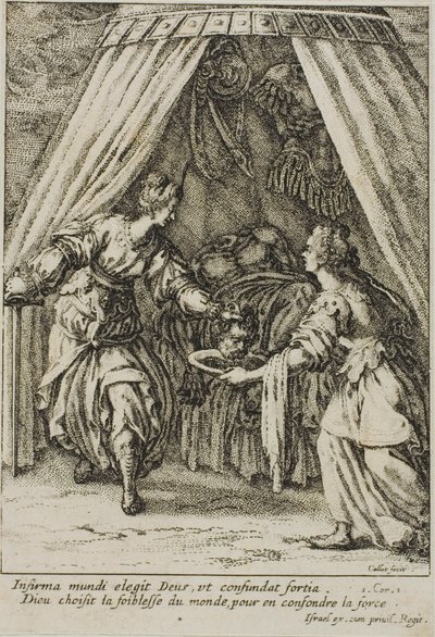 Judith mit dem Kopf des Holofernes von Jacques Callot