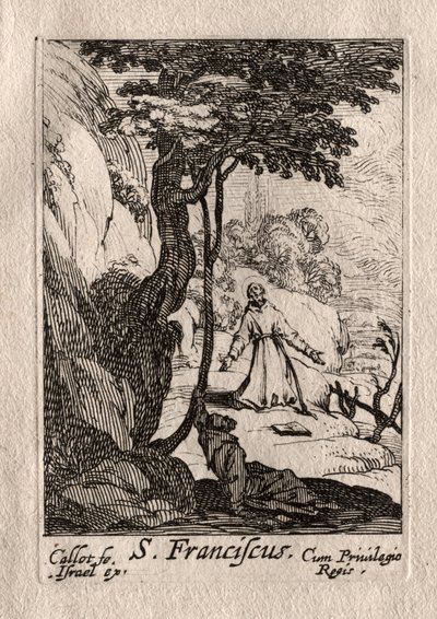 Die Büßer: Heiliger Franziskus von Jacques Callot
