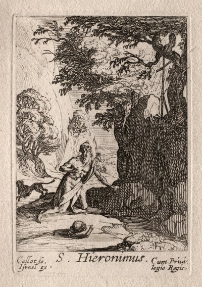 Les Pénitents: St. Jérôme von Jacques Callot