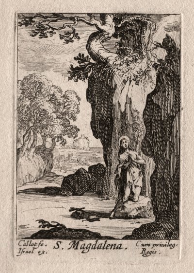 Die Büßer: St. Magdalena reumütig von Jacques Callot