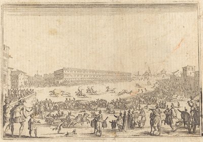 Piazza Presso alla Porta al Prato von Jacques Callot
