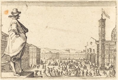 Piazza del Duomo, Florenz von Jacques Callot