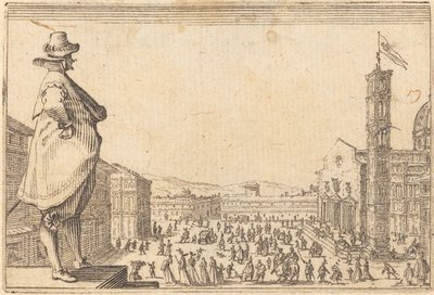 Piazza del Duomo, Florenz von Jacques Callot
