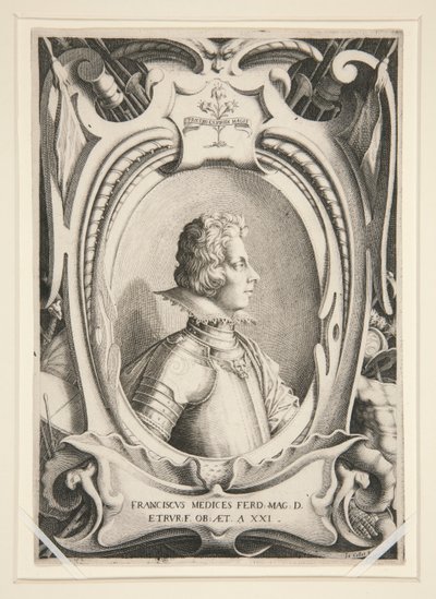 Porträt von Francois de Medicis von Jacques Callot