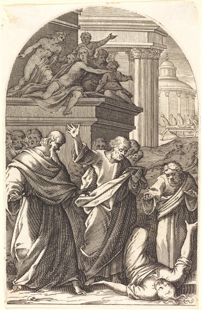 Sapphira durch den Tod bestraft von Jacques Callot