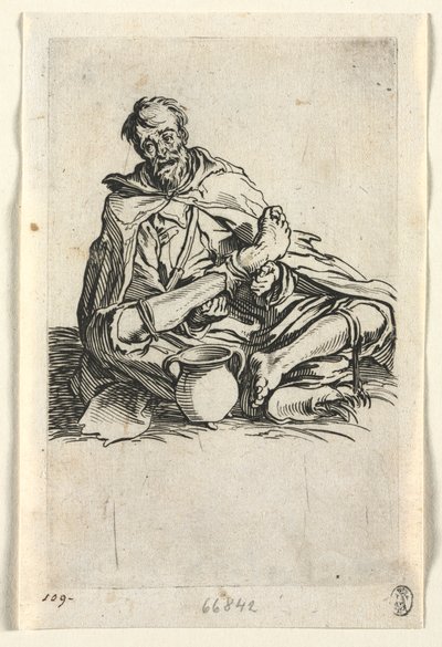 Die Bettler: Simulant von Jacques Callot