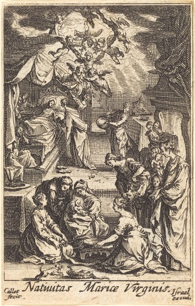 Die Geburt der Jungfrau von Jacques Callot