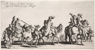 Die Bohémiens: Der Marsch der Bohémiens: Die Vorhut von Jacques Callot