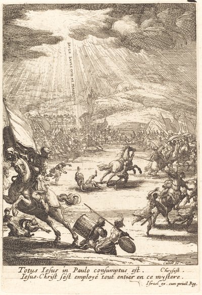 Die Bekehrung des Heiligen Paulus von Jacques Callot