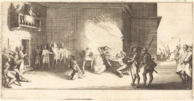 Die Krönung mit Dornen von Jacques Callot