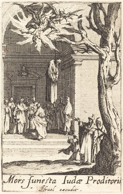 Der Tod des Judas von Jacques Callot