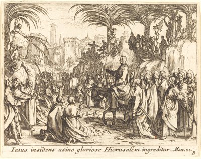 Der Einzug in Jerusalem von Jacques Callot