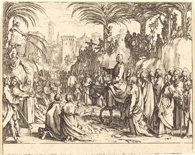 Der Einzug in Jerusalem von Jacques Callot