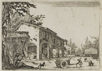 Die Fabrik, aus Die Caprices von Jacques Callot