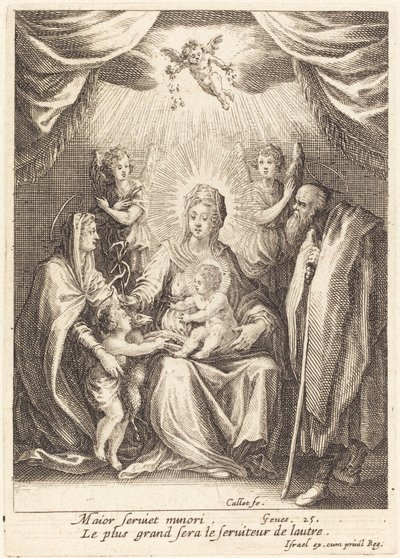 Die Huldigungen des kleinen Heiligen Johannes von Jacques Callot