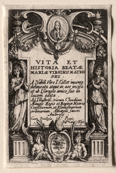 Das Leben der Jungfrau Maria von Jacques Callot