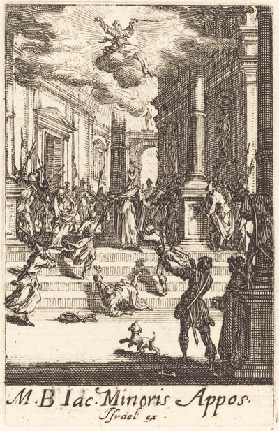 Das Martyrium des Heiligen Jakobus des Jüngeren von Jacques Callot