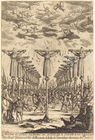 Die Märtyrer von Japan von Jacques Callot