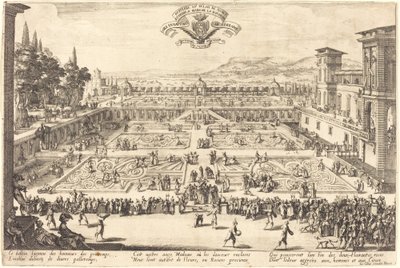 Die Palastgärten von Nancy von Jacques Callot