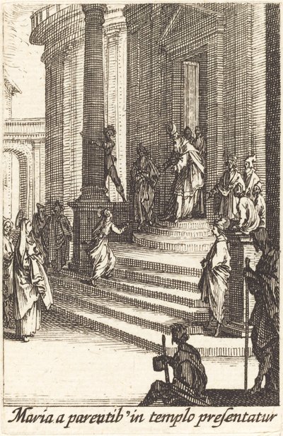 Die Darstellung der Jungfrau von Jacques Callot