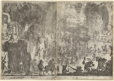 Die Versuchung des heiligen Antonius (erste Version) von Jacques Callot