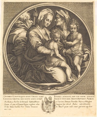 Die Heilige Familie von Jacques Callot after Andrea del Sarto