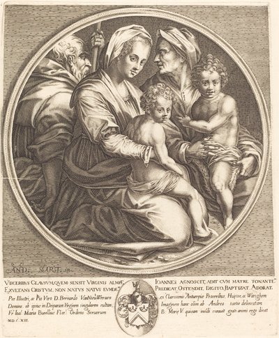 Die Heilige Familie von Jacques Callot after Andrea del Sarto