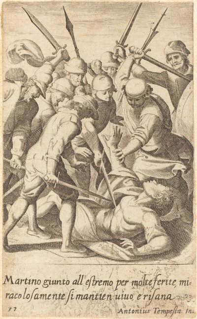 Martino von Jacques Callot after Antonio Tempesta