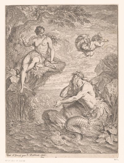 Glaucus und Scylla von Jacques Dumont