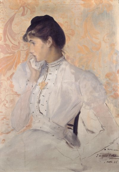 Porträt von Henriette Chabot, 1886 von Jacques Emile Blanche