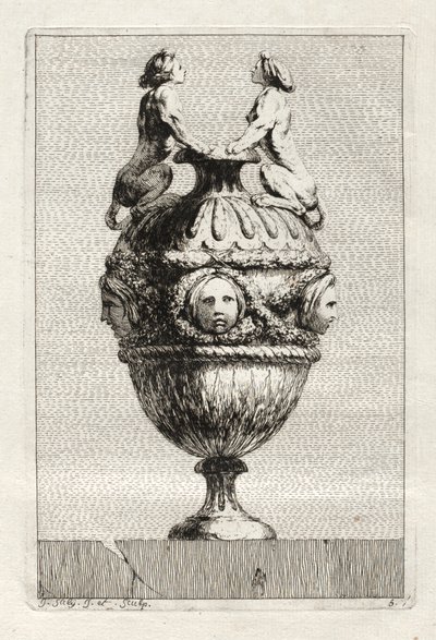 Vasen-Suite: Tafel 5 von Jacques François Saly