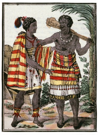Paar aus Benin von Jacques Grasset de Saint Sauveur