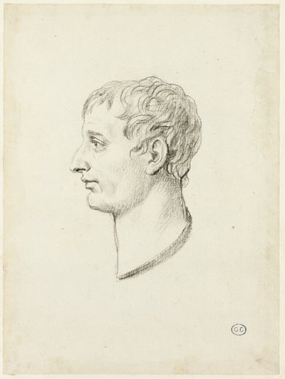 Profil von Napoleon von Jacques Louis David