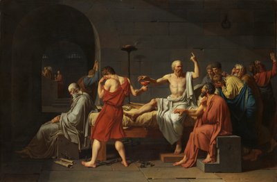 Der Tod des Sokrates von Jacques Louis David