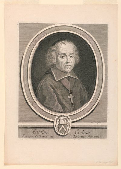Porträt von Antoine Godeau (1605-1672) von Jacques Lubin